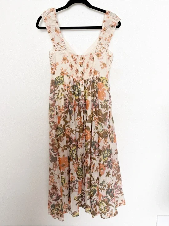 Free People Love You Floral Midi Dress XS - Picture 5 of 15